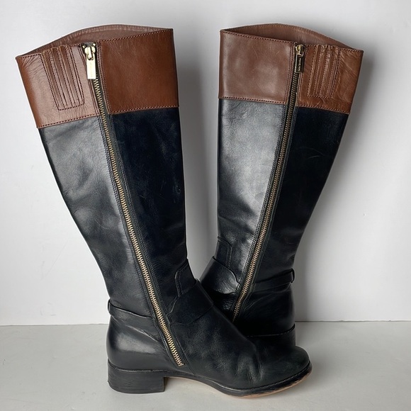 Michael Kors Fulton Tall Harness Riding Boots 7 - Picture 10 of 13
